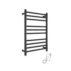 ADORA El-håndklædetørre 80 Watt 78x50 Cm Sort Rustfrit Stål