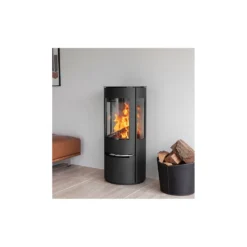 Aduro A/S Aduro 22 Brændeovn Sort - 98x44x40,3