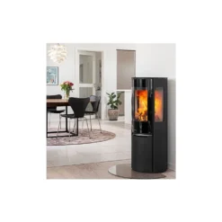 Aduro A/S Aduro 22.5 Lux Brændeovn Sort - 113x44x40,3