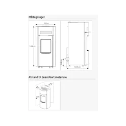 Aduro A/S Aduro P1.3 Brændeovn Sort Glas - 110x53x54 -Homeshop salg aduro p13 braendeovn sort glas 110x53x54 3