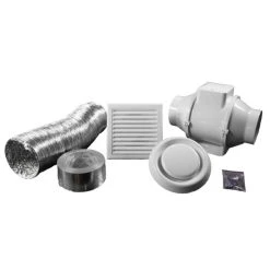 Duka Kit Komplet Med Kanalventilator El 100tt
