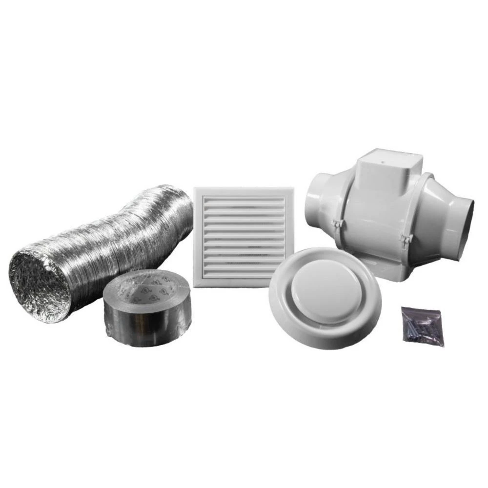 Duka Kit Komplet Med Kanalventilator El 100tt 1 Duka Kit Komplet Med Kanalventilator El 100tt