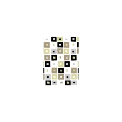 Geyser Square Spots Polyester Badeforhæng 180x200 Cm