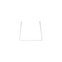 Geyser U Forhængsstang Hvid 90x90x90 Cm Ø22mm