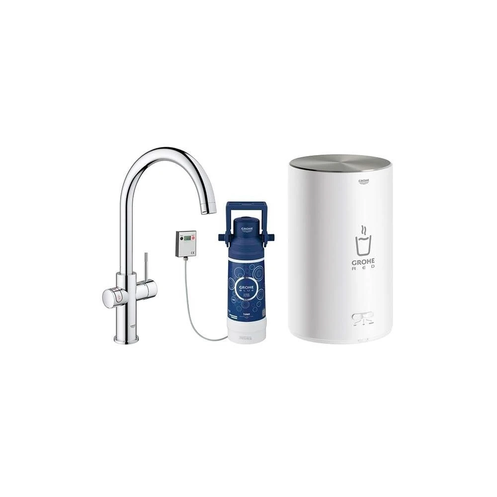 Grohe Red Ii Duo C-tudmed Rund Kedel Krom 1 Grohe Red Ii Duo C-tudmed Rund Kedel Krom