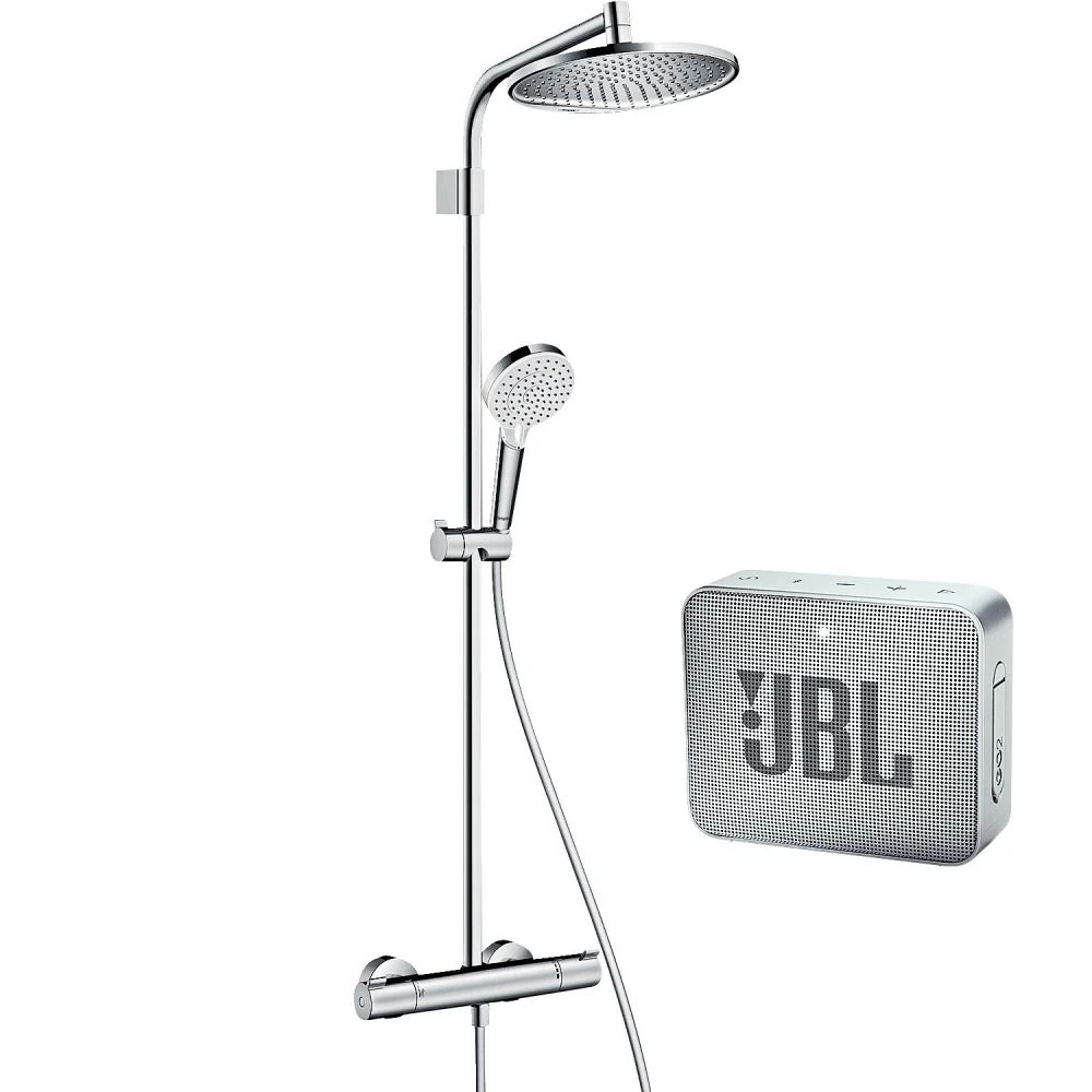 Hans Grohe Hansgrohe Brusesystem Crometta S240 M/jbl Krom 1 Hans Grohe Hansgrohe Brusesystem Crometta S240 M/jbl Krom