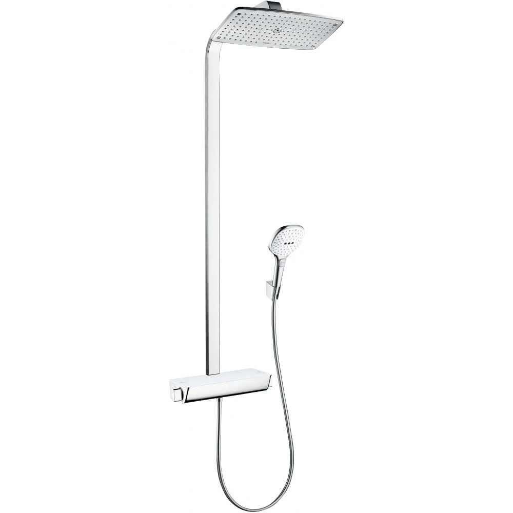 Hans Grohe Hansgrohe Brusesystemraindance 360 Krom/hvid 2 Hans Grohe Hansgrohe Brusesystemraindance 360 Krom/hvid - Billede 2