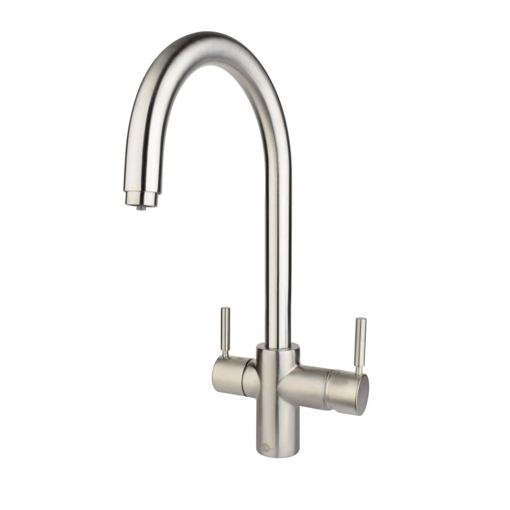 Insinkerator Kogende Vandhane 3n1 J-tud, Inkl. Tank Og Filter - Rustfrit Stål VAREN ER UDGÅET 1 Insinkerator Kogende Vandhane 3n1 J-tud, Inkl. Tank Og Filter - Rustfrit Stål VAREN ER UDGÅET