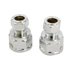 VVS Trading A/S Monteringssæt/klemring Armatur Slange/kobberrør ½"X10 Mm Krom