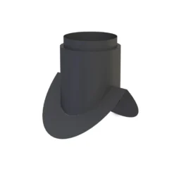 Morsø Jernstøberi A/S Morsø Ø120 Hjørne Murbøsning Indv. - Sort (ny) - 62123021