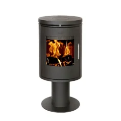 Morsø Jernstøberi A/S Morsø Brændeovn 6148 Sort På Pedistal Sort -Homeshop salg morso braendeovn 6148 sort pa pedistal sort 2