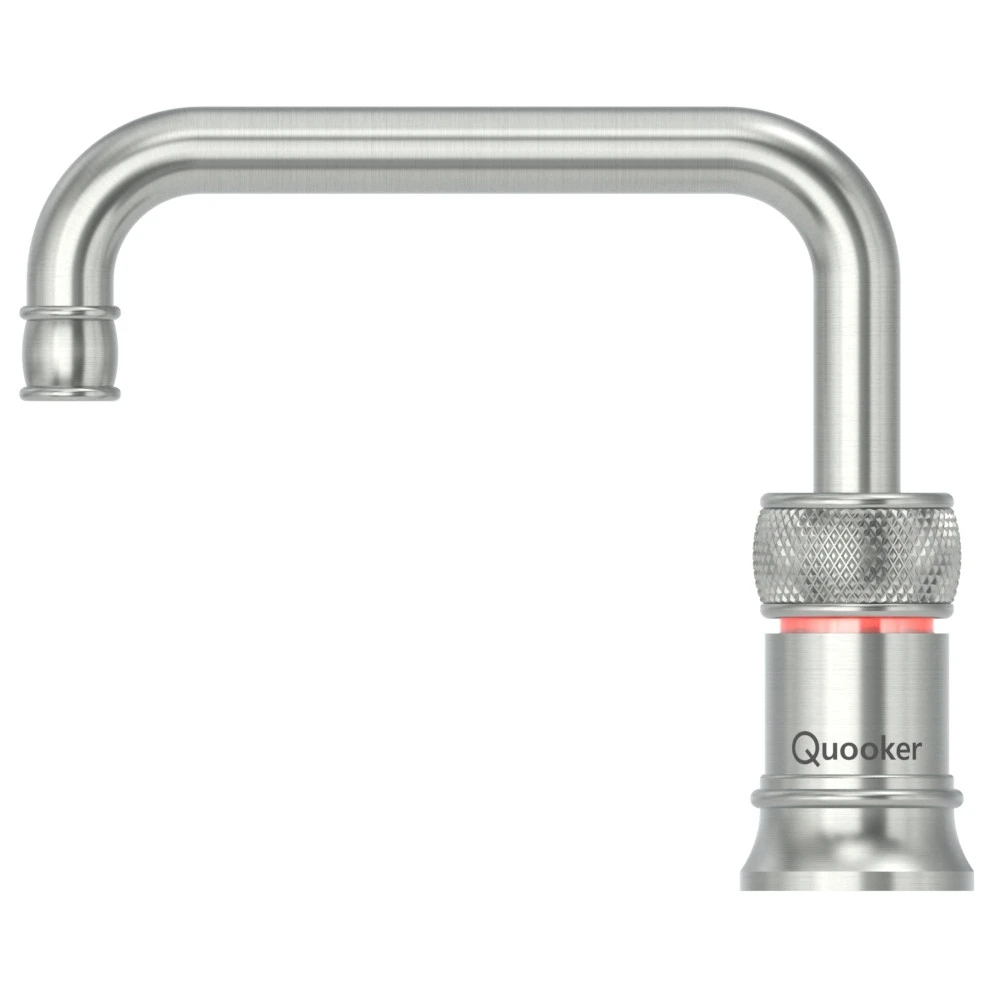 Quooker Classic Nordic Single Tap Square - Rustfrit Stål 1 Quooker Classic Nordic Single Tap Square - Rustfrit Stål