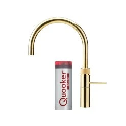 Quooker Fusion Round Sæt M. Pro3 VAQ B 3 L. - Messing