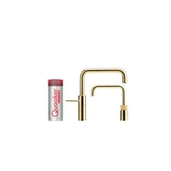 Quooker Nordic Square Twintaps Sæt M. Pro3 VAQ B 3 L. - Messing