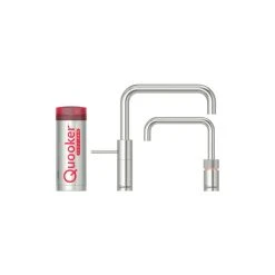 Quooker Nordic Square Twintaps Sæt M. Pro3 VAQ  B 3 L. - Rustfri Stål
