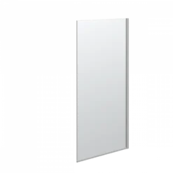 Scanbad MATCH Fast Væg H:197,5x97-99 Cm Satin/klar Satin -Homeshop salg scanbad match fast vaeg h1975x97 99 cm satinklar satin 8