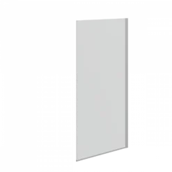 Scanbad MATCH Fast Væg H:197,5x97-99 Cm Satin/klar Satin -Homeshop salg scanbad match fast vaeg h1975x97 99 cm satinklar satin 9