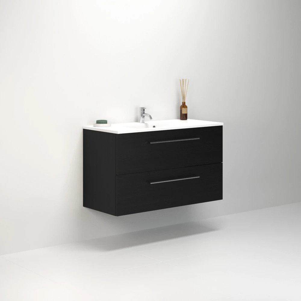 Scanbad MULTO MØBELPAKKER 100 Cm Multo M/skuffer Inkl. Vask MIKADO Hvid Mat 3 Scanbad MULTO MØBELPAKKER 100 Cm Multo M/skuffer Inkl. Vask MIKADO Hvid Mat - Billede 3