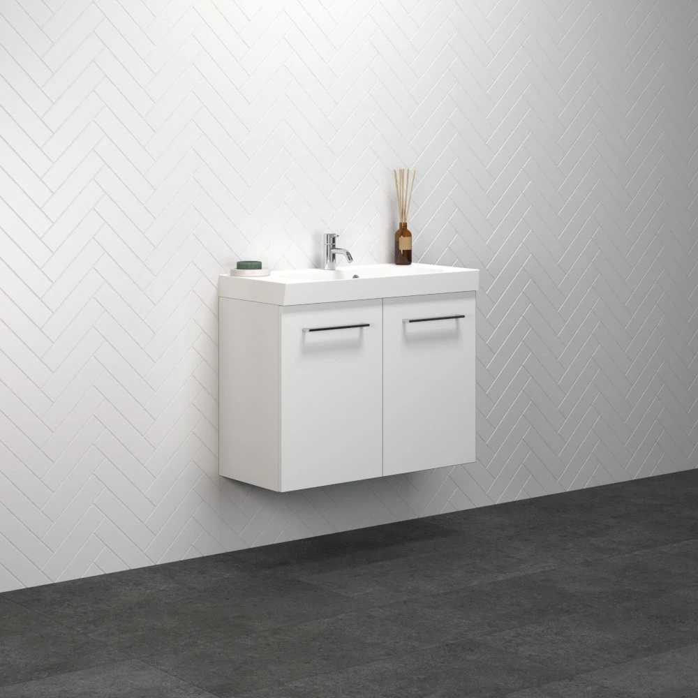 Scanbad MULTO MØBELPAKKER 50 Cm Multo M/låge Inkl. Vask UNO Hvid Mat 15 Scanbad MULTO MØBELPAKKER 50 Cm Multo M/låge Inkl. Vask UNO Hvid Mat - Billede 15