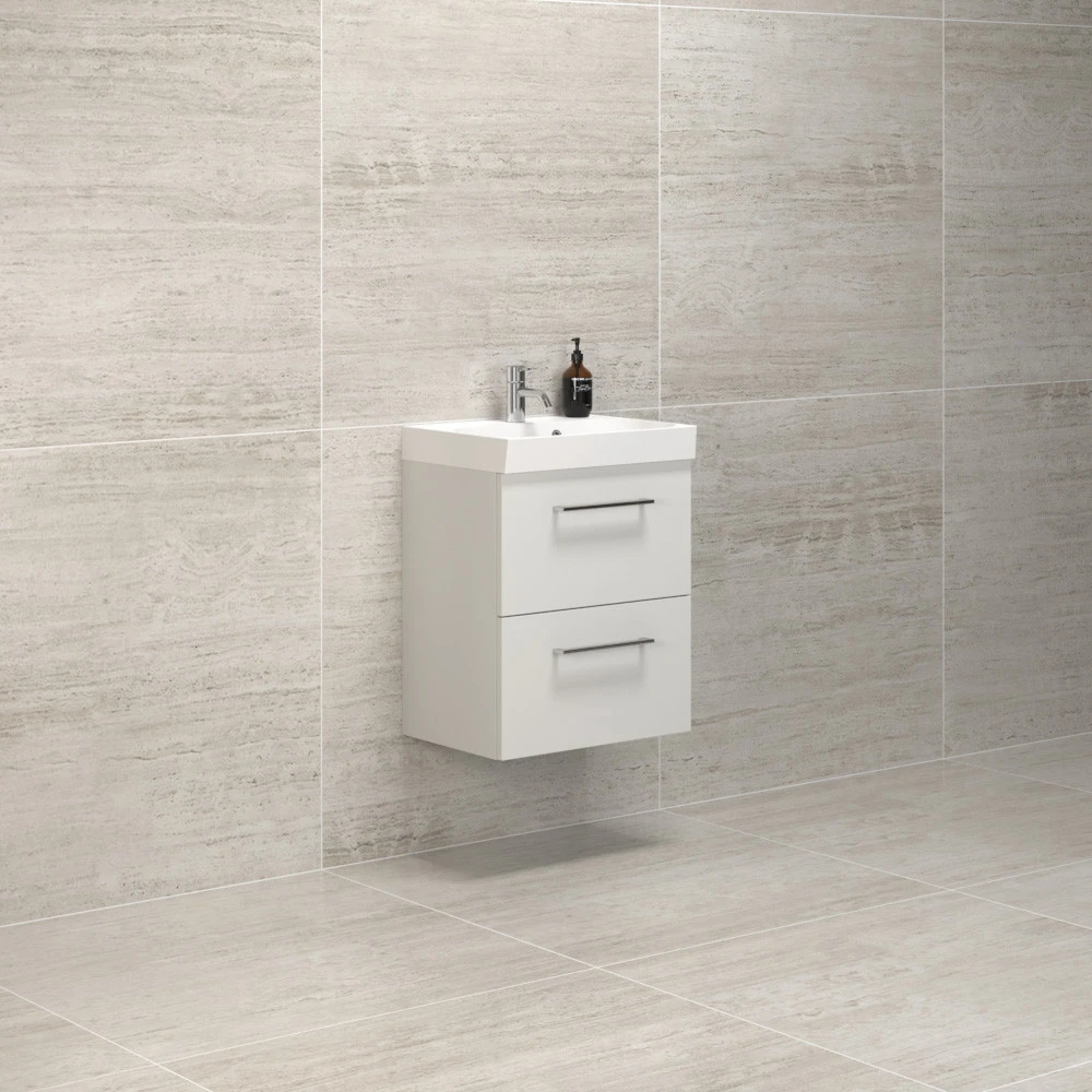 Scanbad MULTO MØBELPAKKER 50 Cm Multo M/låge Inkl. Vask UNO Hvid Mat 16 Scanbad MULTO MØBELPAKKER 50 Cm Multo M/låge Inkl. Vask UNO Hvid Mat - Billede 16