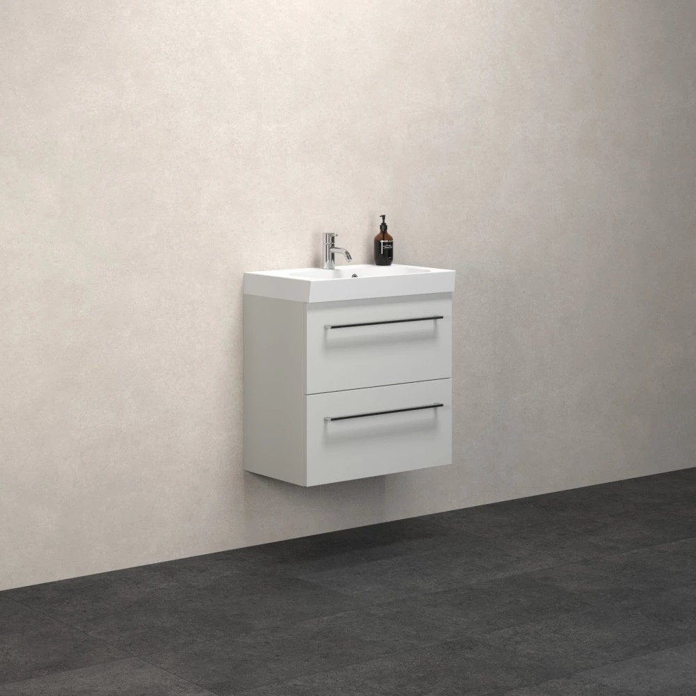 Scanbad MULTO MØBELPAKKER 50 Cm Multo M/låge Inkl. Vask UNO Hvid Mat 21 Scanbad MULTO MØBELPAKKER 50 Cm Multo M/låge Inkl. Vask UNO Hvid Mat - Billede 21