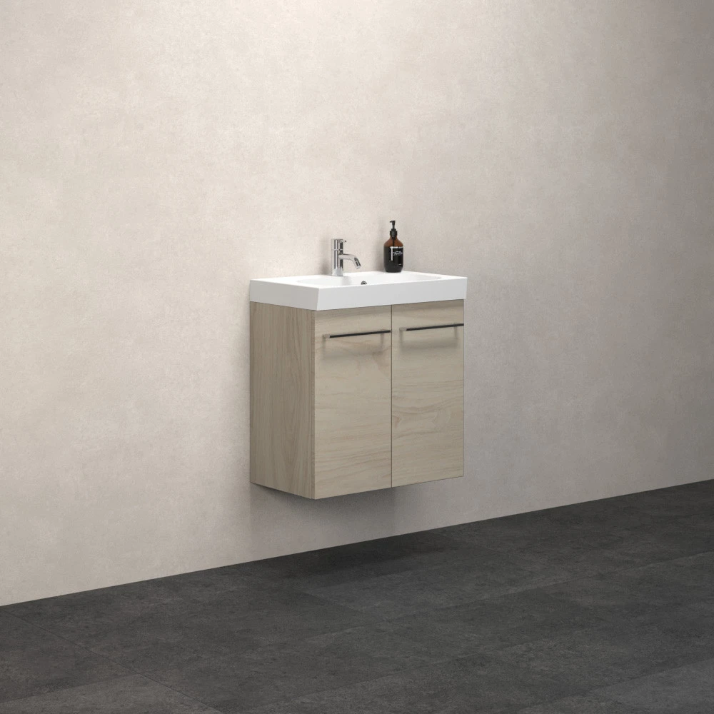 Scanbad MULTO MØBELPAKKER 50 Cm Multo M/låge Inkl. Vask UNO Hvid Mat 9 Scanbad MULTO MØBELPAKKER 50 Cm Multo M/låge Inkl. Vask UNO Hvid Mat - Billede 9