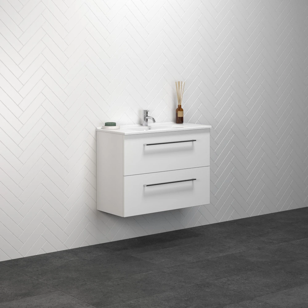 Scanbad MULTO MØBELPAKKER 51 Cm Multo M/skuffer Inkl. Vask AmberMini Hvid Mat 15 Scanbad MULTO MØBELPAKKER 51 Cm Multo M/skuffer Inkl. Vask AmberMini Hvid Mat - Billede 15