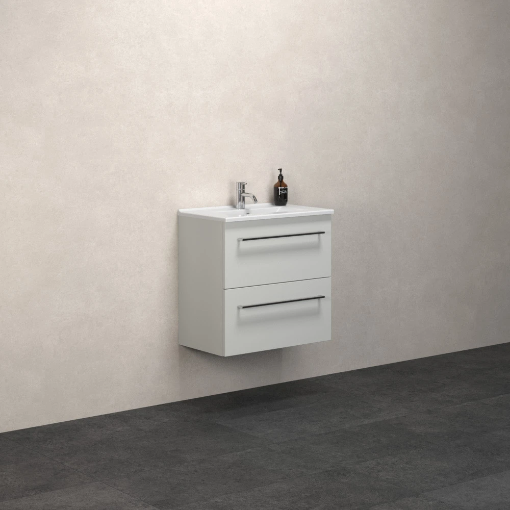 Scanbad MULTO MØBELPAKKER 51 Cm Multo M/skuffer Inkl. Vask AmberMini Hvid Mat 6 Scanbad MULTO MØBELPAKKER 51 Cm Multo M/skuffer Inkl. Vask AmberMini Hvid Mat - Billede 6