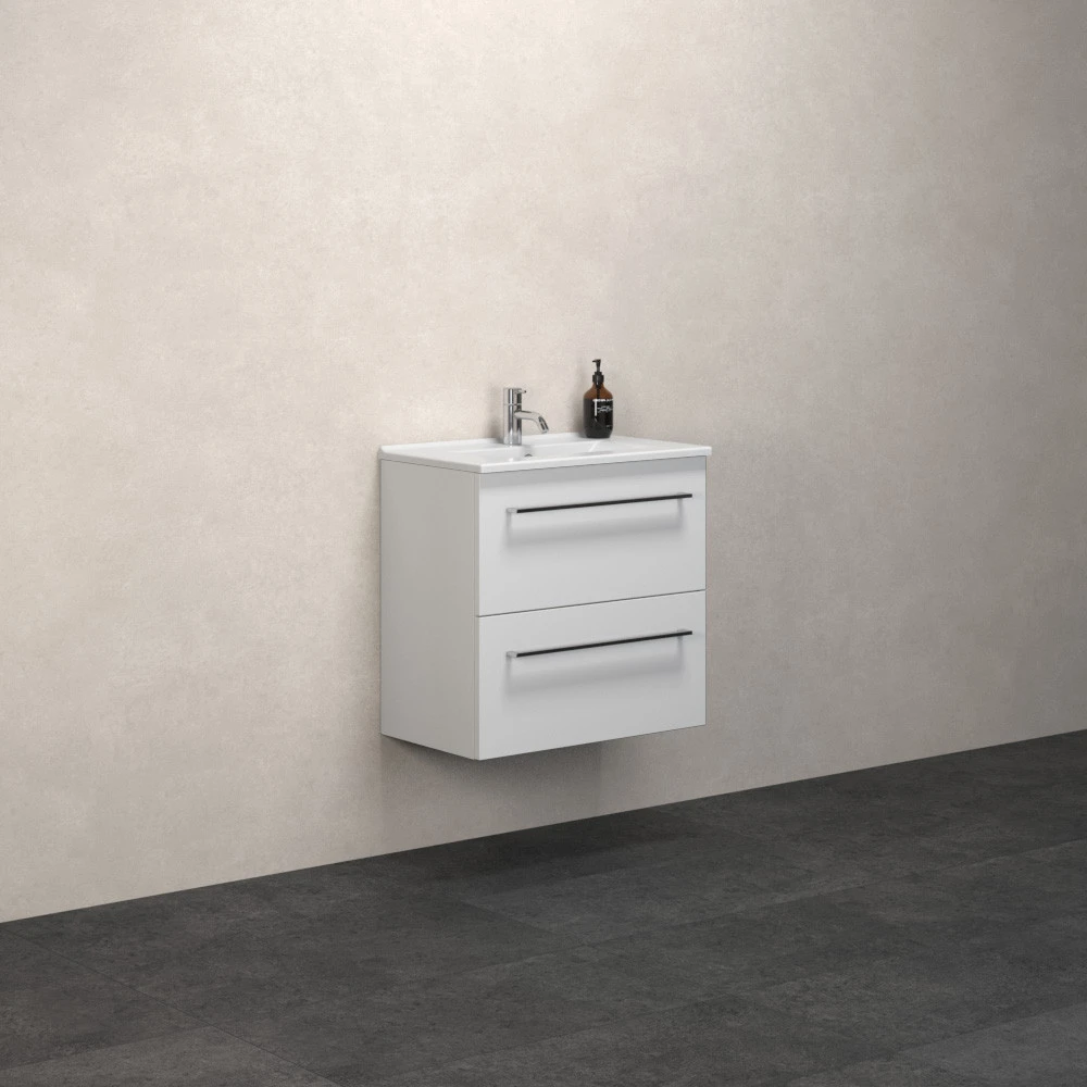 Scanbad MULTO MØBELPAKKER 51 Cm Multo M/skuffer Inkl. Vask AmberMini Hvid Mat 10 Scanbad MULTO MØBELPAKKER 51 Cm Multo M/skuffer Inkl. Vask AmberMini Hvid Mat - Billede 10