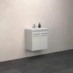 Scanbad MULTO MØBELPAKKER 55 Cm Multo M/låge Inkl. Vask LOTTO Hvid Mat -Homeshop salg scanbad multo mbelpakker 55 cm multo mlage inkl vask lotto hvid mat 5