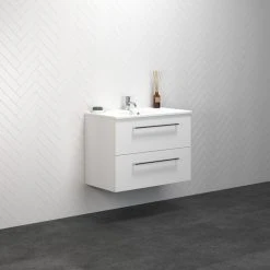 Scanbad MULTO MØBELPAKKER 60 Cm Multo M/låger Inkl. Vask MIKADO Hvid Mat -Homeshop salg scanbad multo mbelpakker 60 cm multo mlager inkl vask mikado hvid mat 19