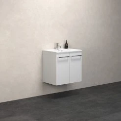 Scanbad MULTO MØBELPAKKER 60 Cm Multo M/låger Inkl. Vask MIKADO Hvid Mat -Homeshop salg scanbad multo mbelpakker 60 cm multo mlager inkl vask mikado hvid mat 4