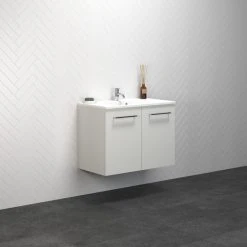 Scanbad MULTO MØBELPAKKER 60 Cm Multo M/låger Inkl. Vask MIKADO Hvid Mat -Homeshop salg scanbad multo mbelpakker 60 cm multo mlager inkl vask mikado hvid mat 5