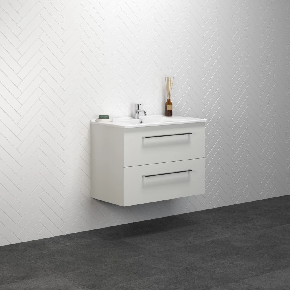 Scanbad MULTO MØBELPAKKER 61 Cm Multo M/låger Inkl. Vask Amber Hvid Mat 16 Scanbad MULTO MØBELPAKKER 61 Cm Multo M/låger Inkl. Vask Amber Hvid Mat - Billede 16