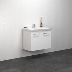 Scanbad MULTO MØBELPAKKER 85 Cm Multo M/låger Inkl. Vask LOTTO XL Hvid Mat -Homeshop salg scanbad multo mbelpakker 85 cm multo mlager inkl vask lotto xl hvid mat 3