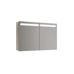 Scanbad MULTO Spejlskab Global Lys I Top M/2 Låger 70x100 Cm Hvid Mat -Homeshop salg scanbad multo spejlskab global lys i top m2 lager 70x100 cm hvid mat 7