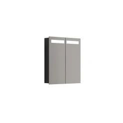 Scanbad MULTO Spejlskab Global Lys I Top M/2 Låger 70x60 Cm Hvid Mat -Homeshop salg scanbad multo spejlskab global lys i top m2 lager 70x60 cm hvid mat 2