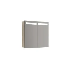 Scanbad MULTO Spejlskab Global Lys I Top M/2 Låger 70x60 Cm Hvid Mat -Homeshop salg scanbad multo spejlskab global lys i top m2 lager 70x60 cm hvid mat 7