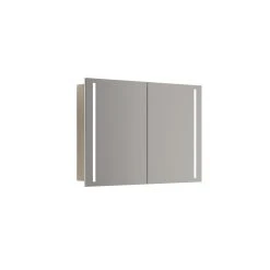 Scanbad MULTO Spejlskab Integreret Lys, M/2 Låger 70x100 Cm Hvid Mat -Homeshop salg scanbad multo spejlskab integreret lys m2 lager 70x100 cm hvid mat 4