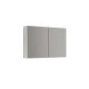 Scanbad MULTO Spejlskab Select U/lamper M/2 Låger 64x100 Cm Hvid Mat