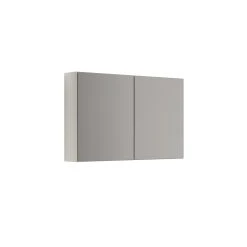 Scanbad MULTO Spejlskab Select U/lamper M/2 Låger 64x100 Cm Hvid Mat