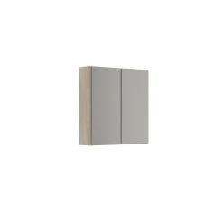 Scanbad MULTO Spejlskab Select U/lamper M/2 Låger 64x60 Cm Hvid Mat -Homeshop salg scanbad multo spejlskab select ulamper m2 lager 64x60 cm hvid mat 3