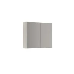 Scanbad MULTO Spejlskab Select U/lamper M/2 Låger 64x60 Cm Hvid Mat -Homeshop salg scanbad multo spejlskab select ulamper m2 lager 64x60 cm hvid mat 4