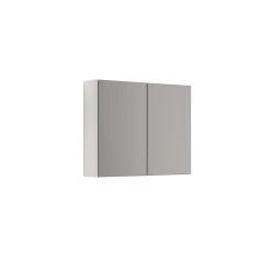 Scanbad MULTO Spejlskab Select U/lamper M/2 Låger 64x60 Cm Hvid Mat -Homeshop salg scanbad multo spejlskab select ulamper m2 lager 64x60 cm hvid mat 5