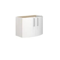 Scanbad MULTO Vaskeskab Limbo M/2 Låger 57,6x80x46,7 Cm Hvid Højglans