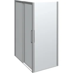 Scanbad Skydedør M/1 Sidepanel Classic 1400*900mm Krom/klar