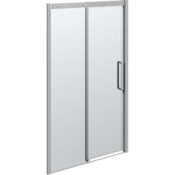 Scanbad Skydedør Sæt 1200 Mm Classic Krom/klar