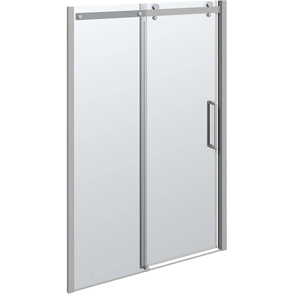 Scanbad Skydedør Sæt 1400 Mm Deluxe Krom/klar 1 Scanbad Skydedør Sæt 1400 Mm Deluxe Krom/klar