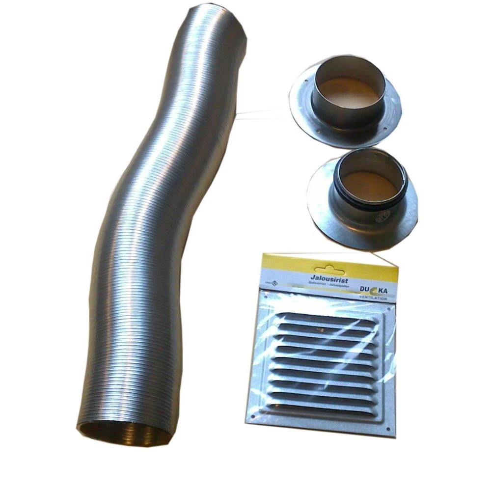 Varde Ovne A/S Slangesæt For Ekstern Lufttilførsel Ø80 Mm. Længde 200-250 Cm Alu Flexrør- SÆLGES KUN SAMMEN MED KØB AF BRÆNDEOVN 2 Varde Ovne A/S Slangesæt For Ekstern Lufttilførsel Ø80 Mm. Længde 200-250 Cm Alu Flexrør- SÆLGES KUN SAMMEN MED KØB AF BRÆNDEOVN - Billede 2