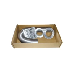 Varde Ovne A/S Slangesæt For Ekstern Lufttilførsel Ø80 Mm. Længde 200-250 Cm Alu Flexrør- SÆLGES KUN SAMMEN MED KØB AF BRÆNDEOVN